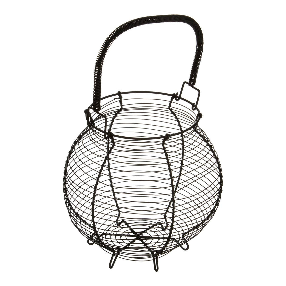 Hygge Matte Black Egg Basket