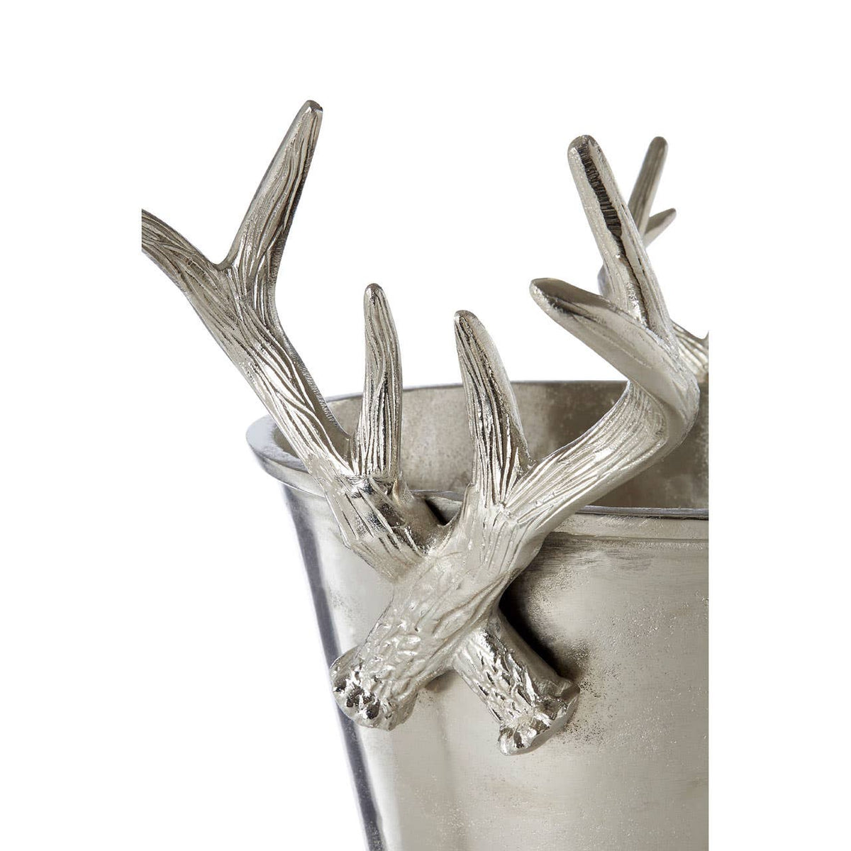 Antler Nickel Finish Wine Cooler