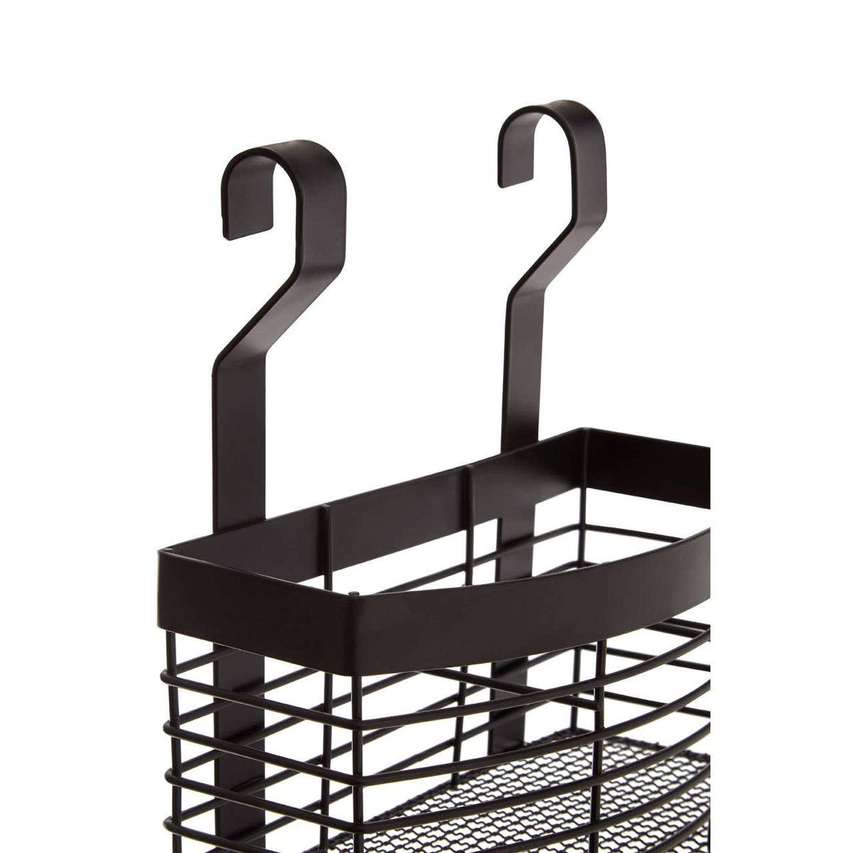 Sorello Matte Black Hanging Storage Basket