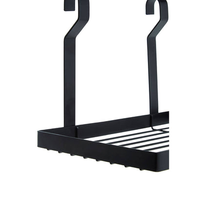 Sorello Matt Black Hanging Shelf Storage Rack