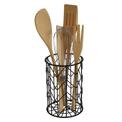 Vertex Black Powder Coated Utensil Holder