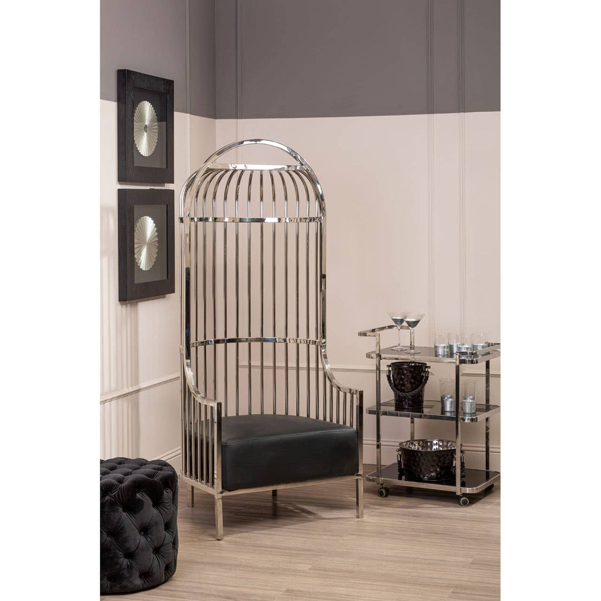 Miressa Small Black Party Bucket