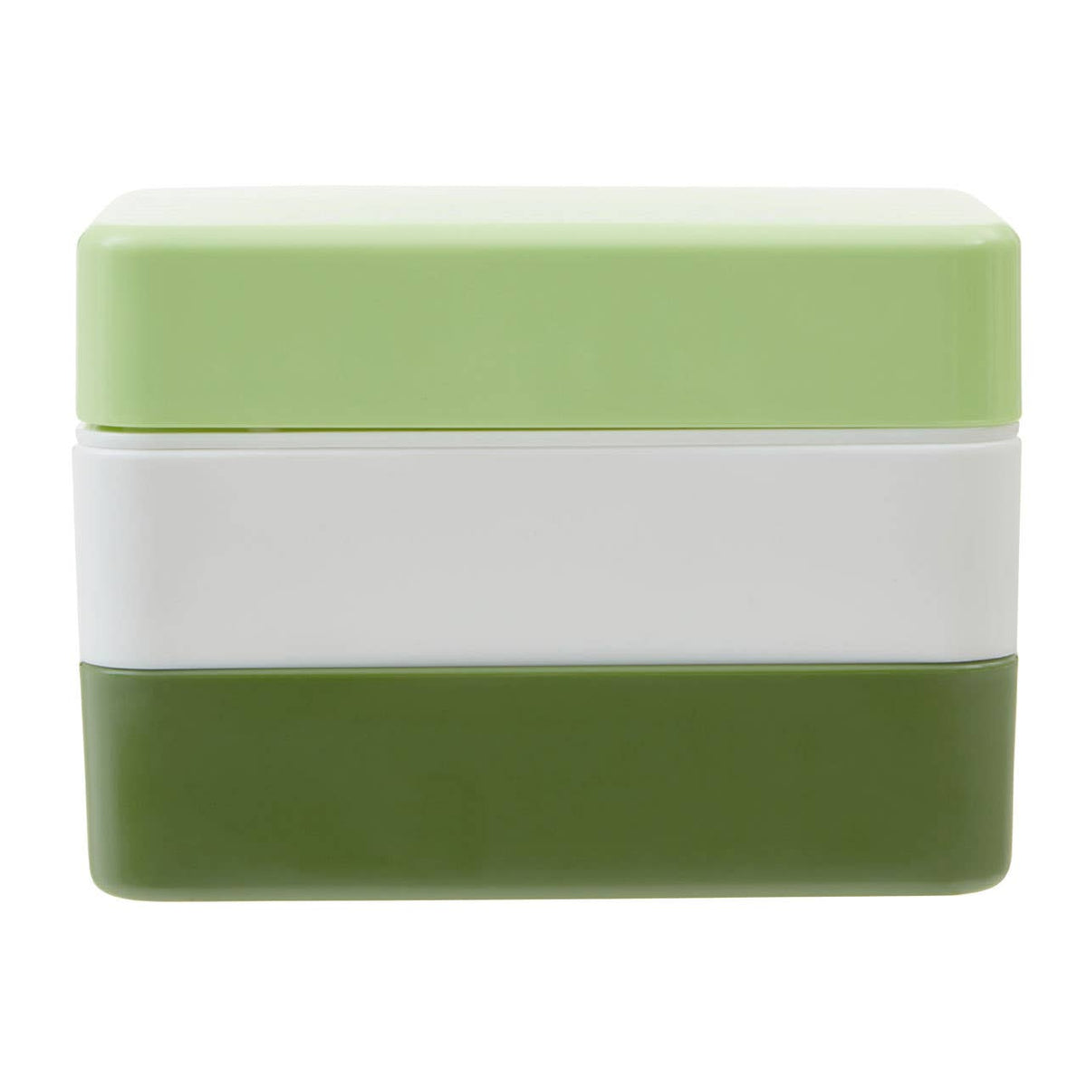 Grub Tub Three Compartment Green Lunch Box With Cutlery