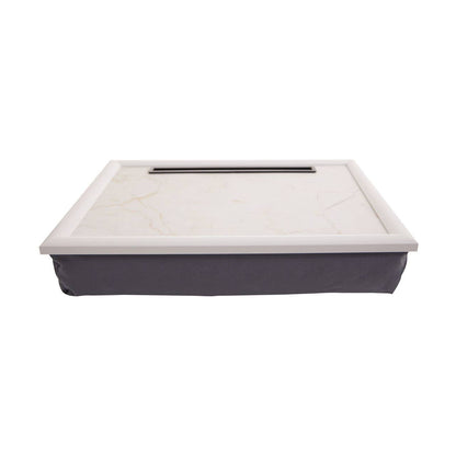 Portada Ecru Marble Lap Tray with Ipad Holder