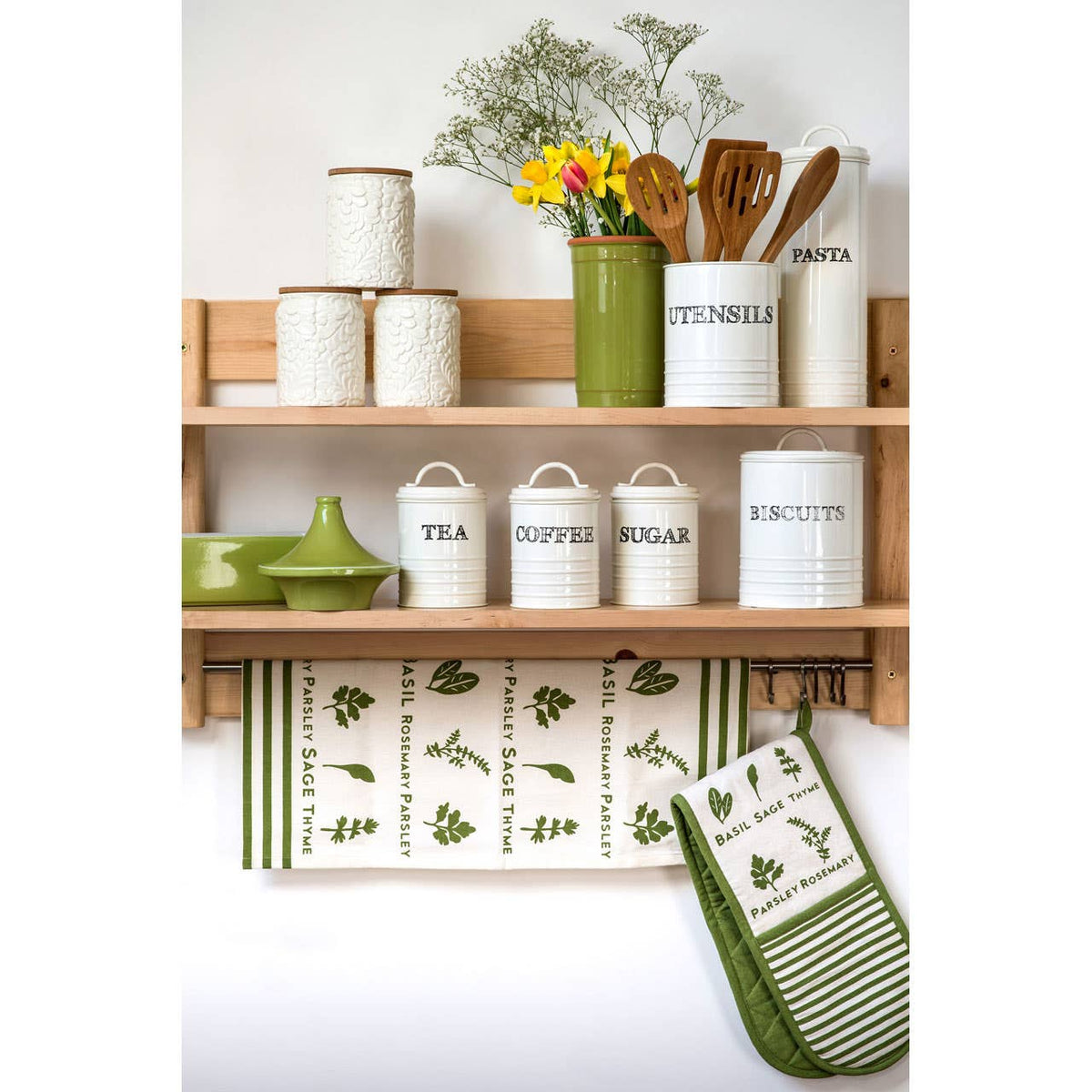 Sketch Cream Biscuit Canister