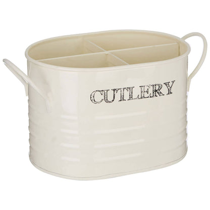 Sketch Cream Cutlery Caddy