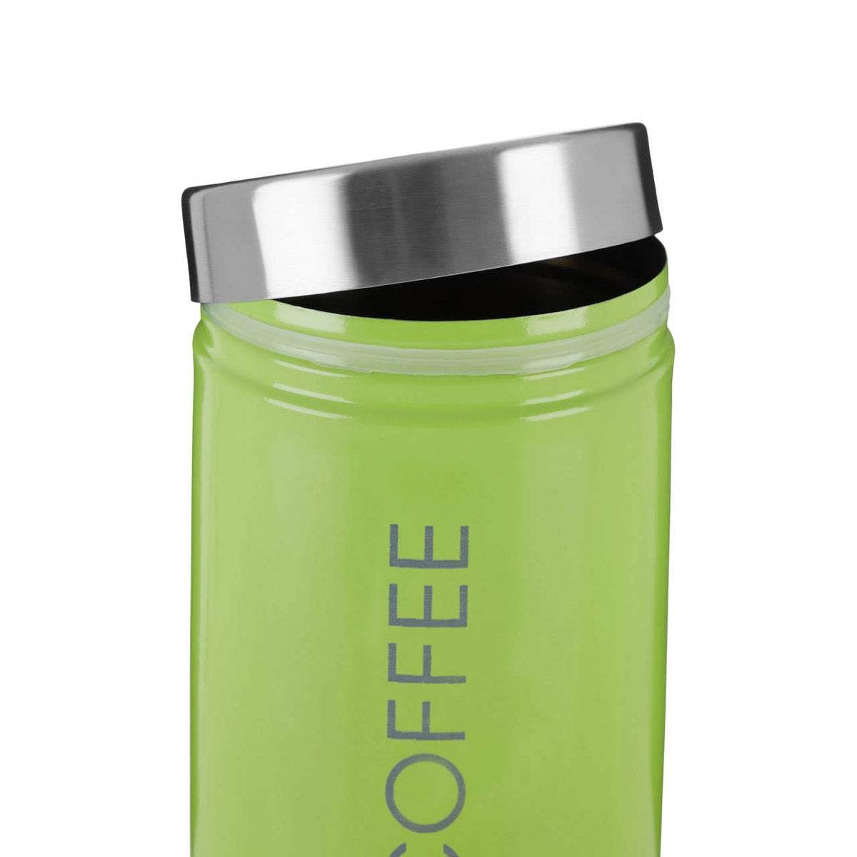 Liberty Lime Green Enamel Coffee Canister