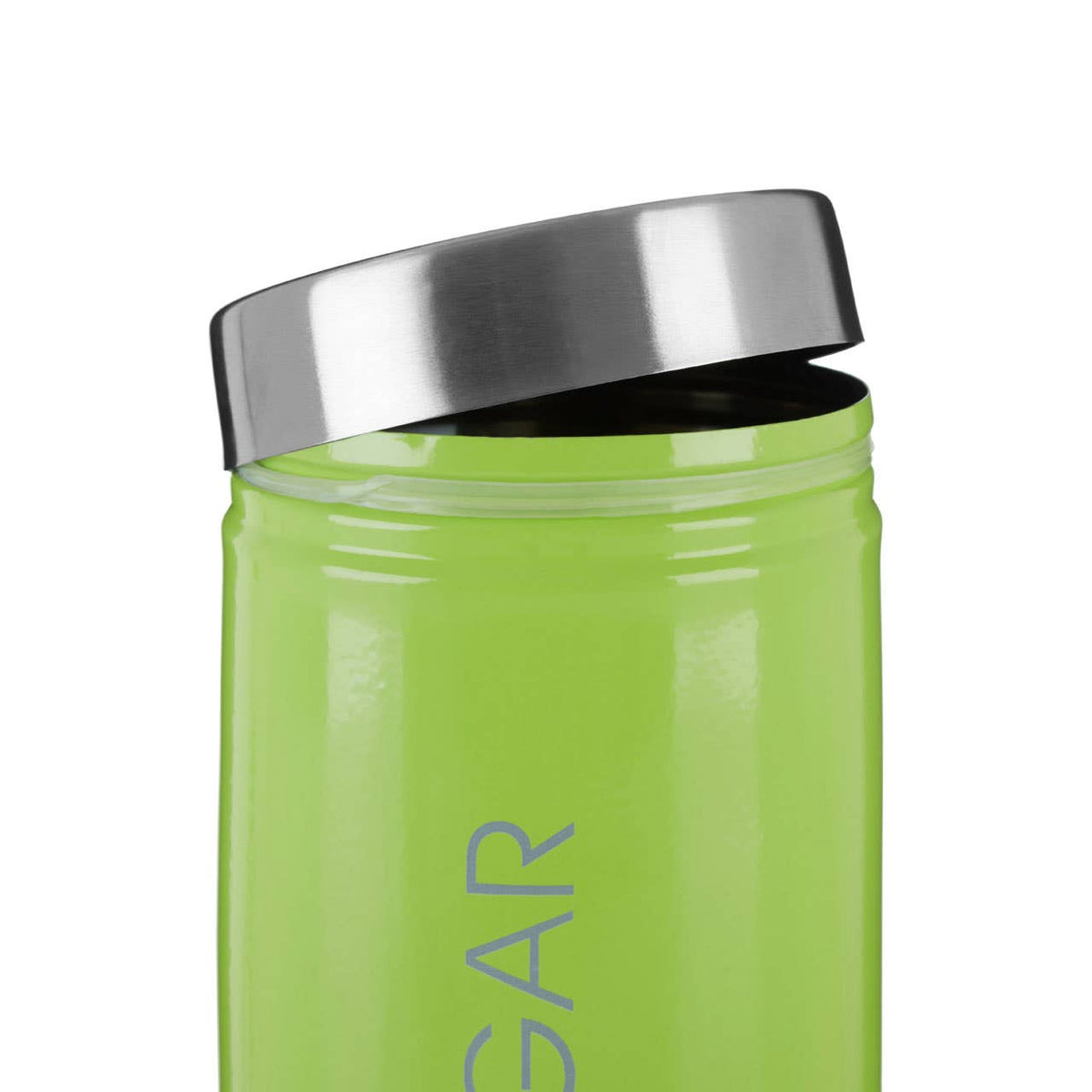 Liberty Lime Green Enamel Sugar Canister