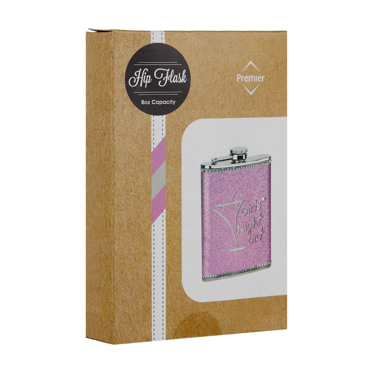 Auden Pink Girls Night Out Hip Flask