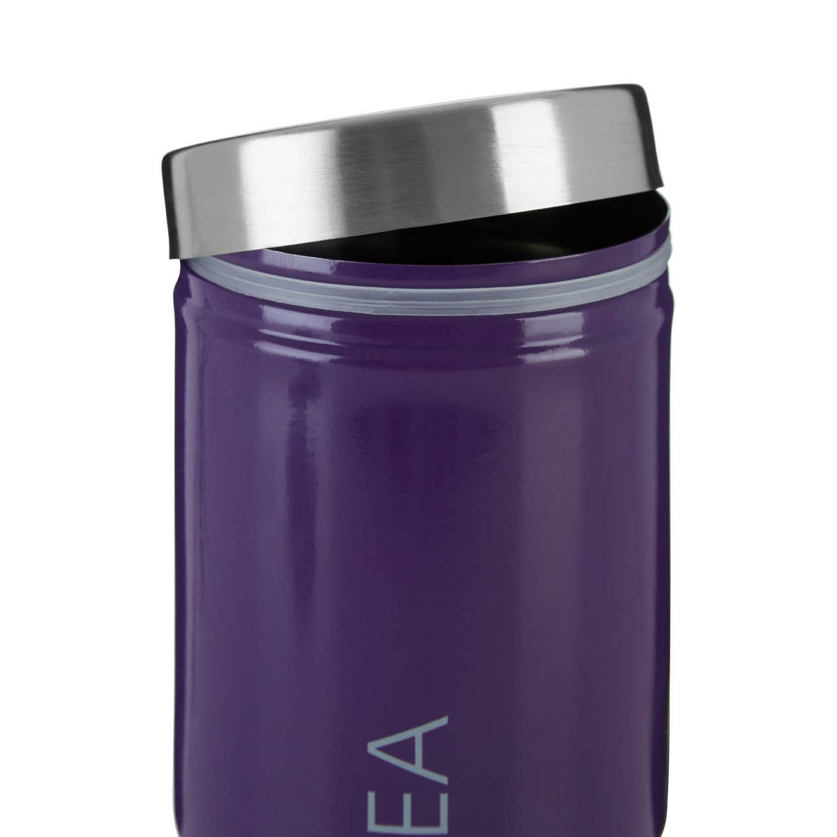 Liberty Purple Enamel Tea Canister