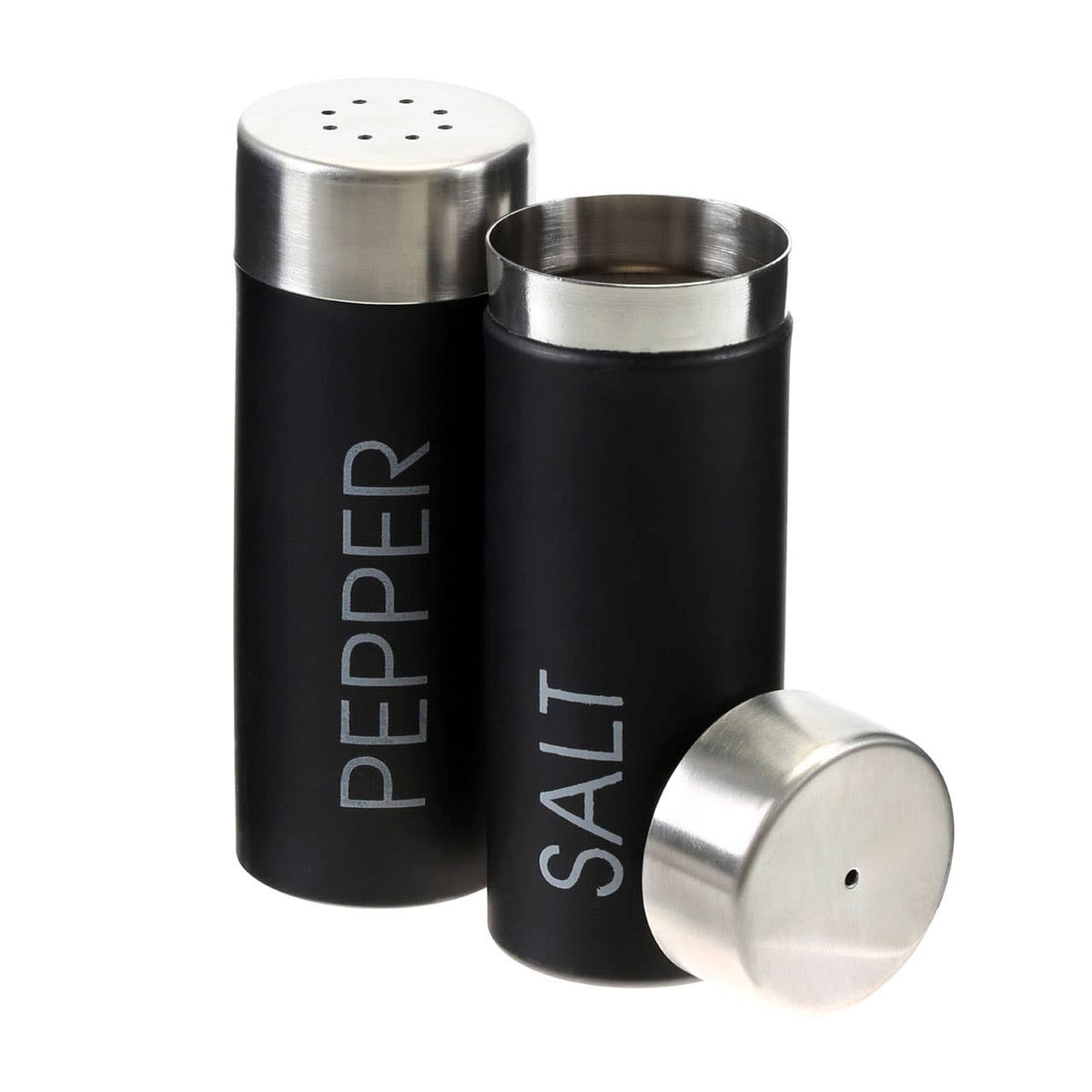 Liberty Black Enamel Salt And Pepper Set
