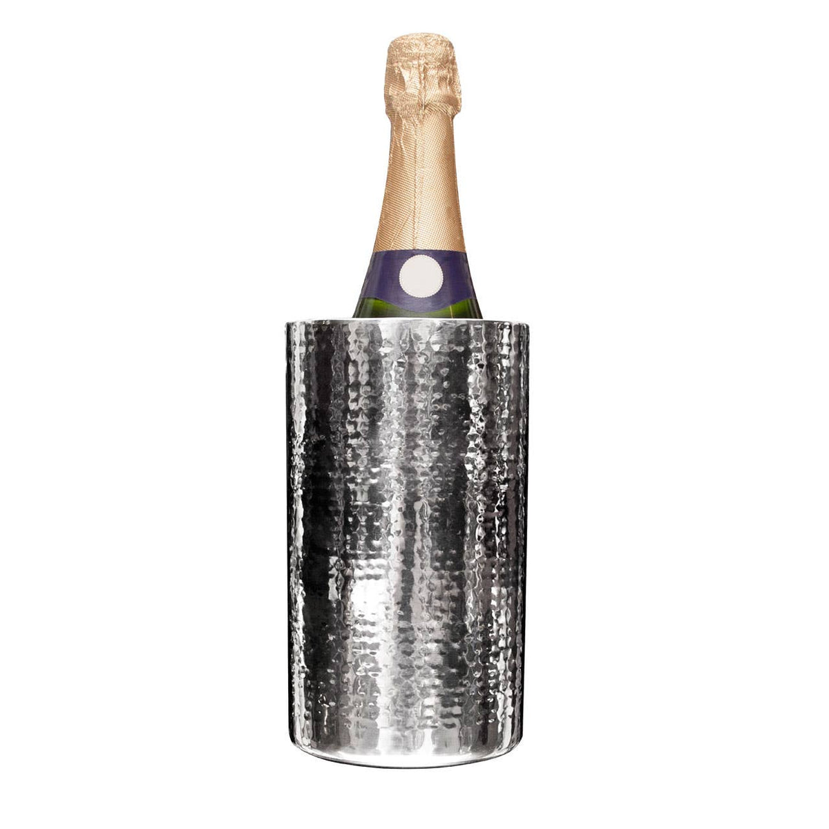 Martel Stainless Steel Hammered Effect Wine Cooler