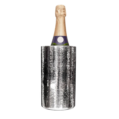 Martel Stainless Steel Hammered Effect Wine Cooler