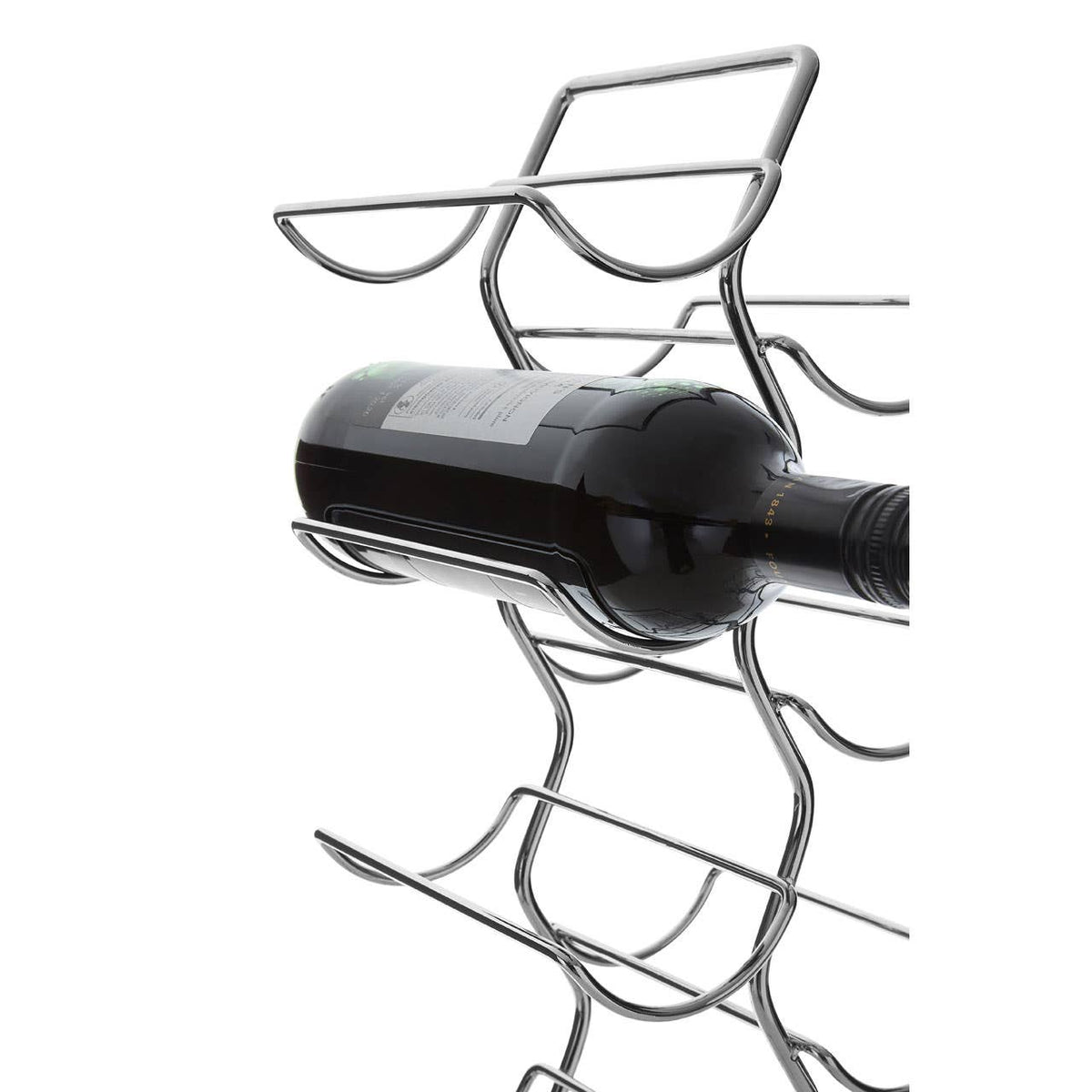 Yaxi 12 Bottles Chrome Wine Rack