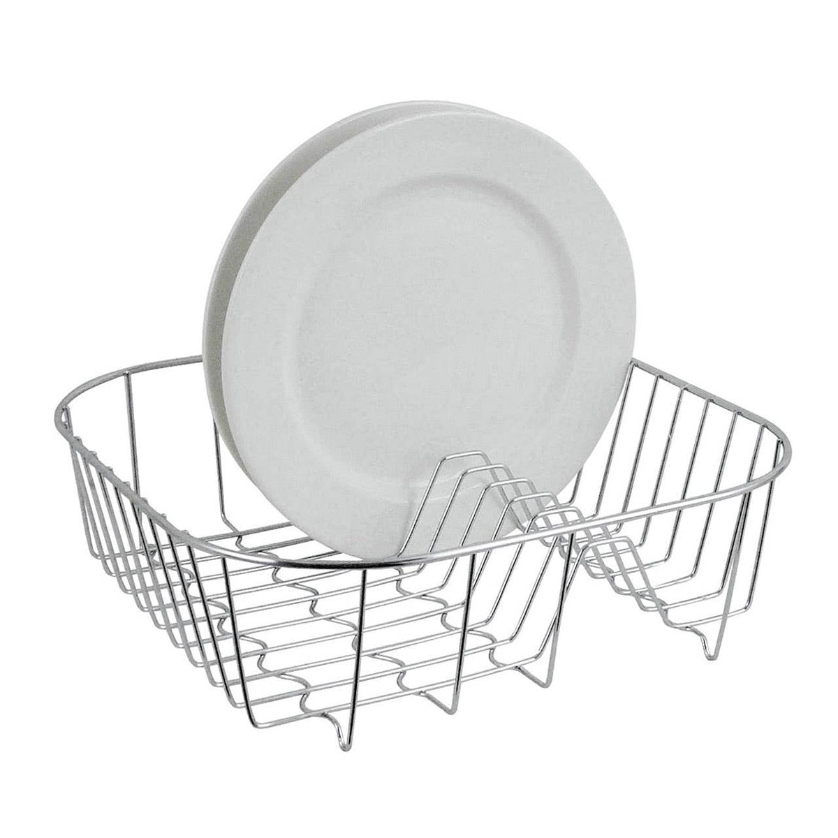 Laurie Small Square Chrome Wire Dish Drainer