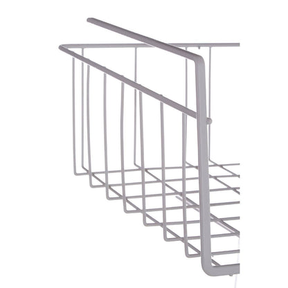White Under Shelf Small Storage Basket