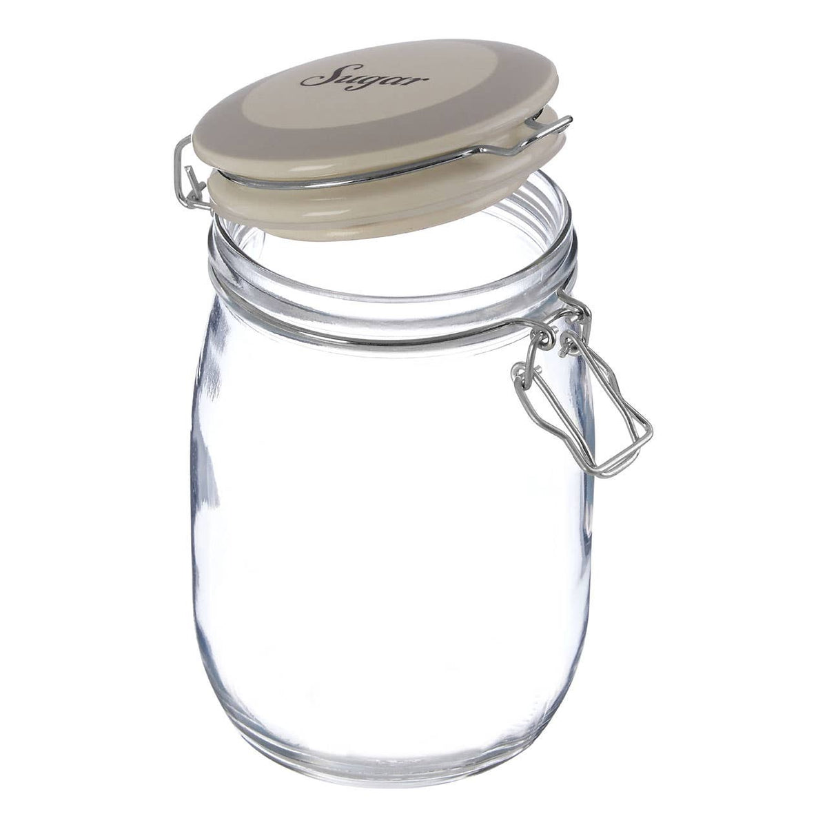 Diego Sugar Glass Storage Jar 1000ml