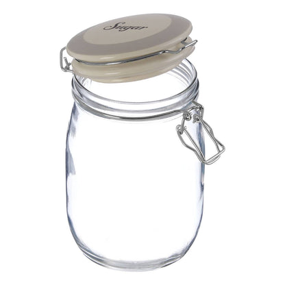 Diego Sugar Glass Storage Jar 1000ml