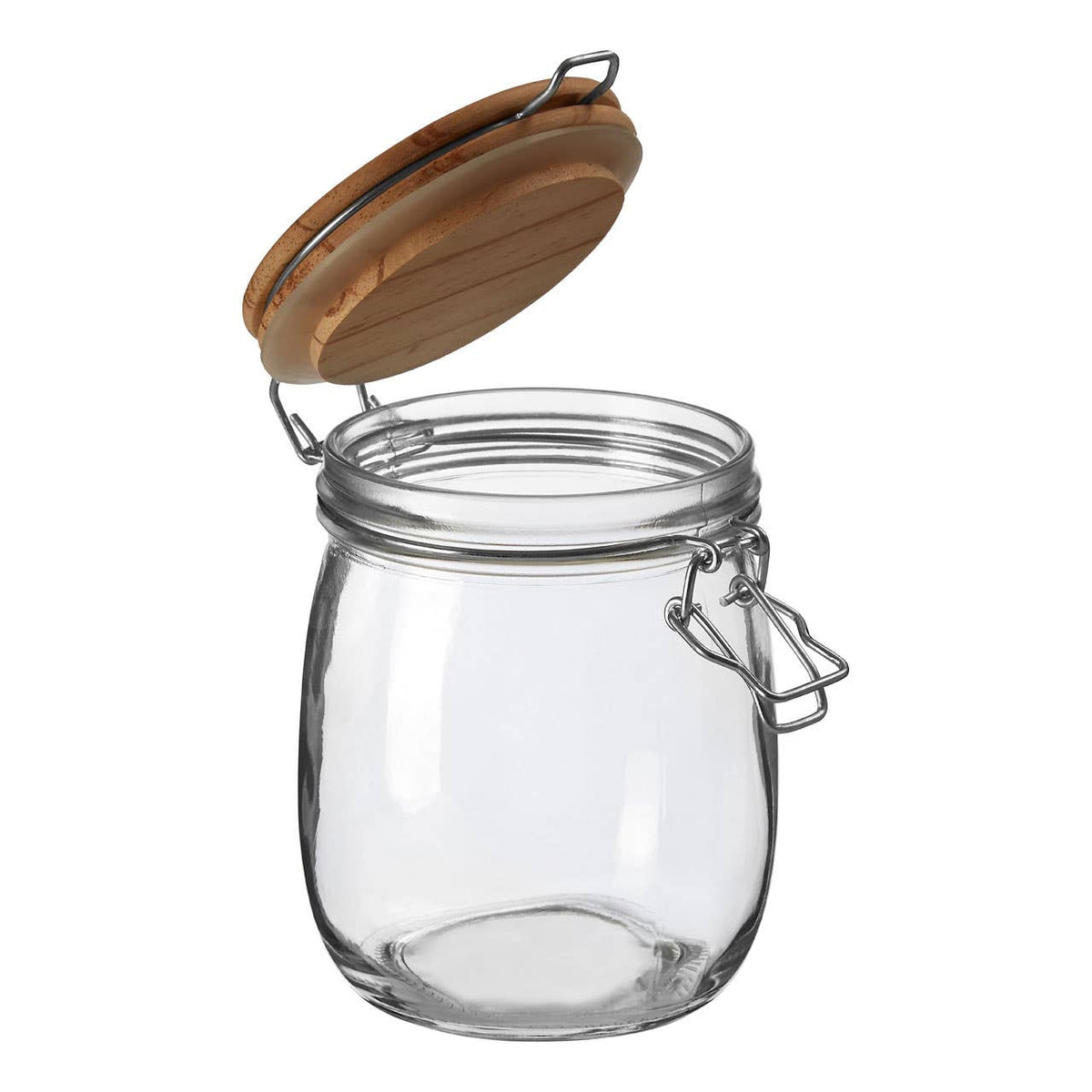 Appert Glass Storage Jar with Wooden Lid 750 ml