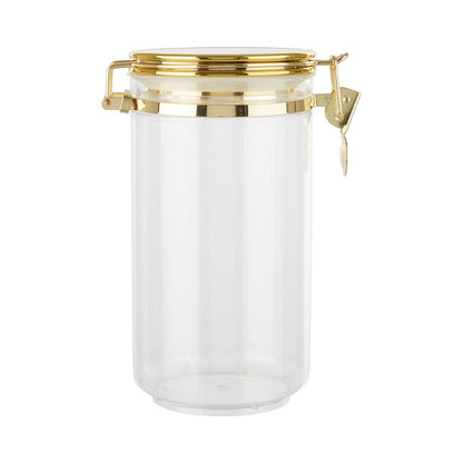 Gozo Jar With Gold Lid 1100 ml