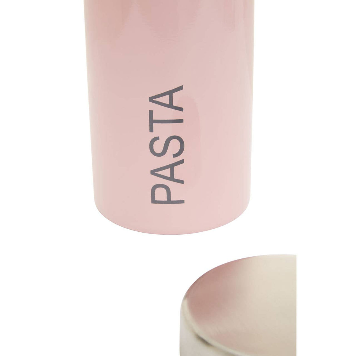 Liberty Pink Enamel Pasta Canister