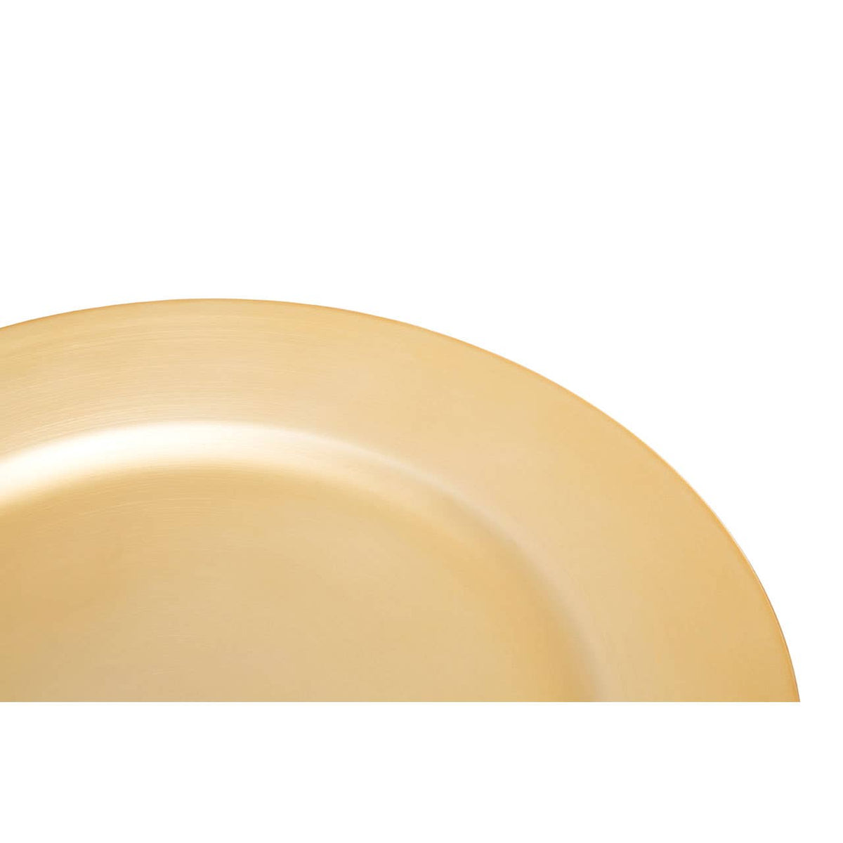 Dia Flat Gold  Charger Plate