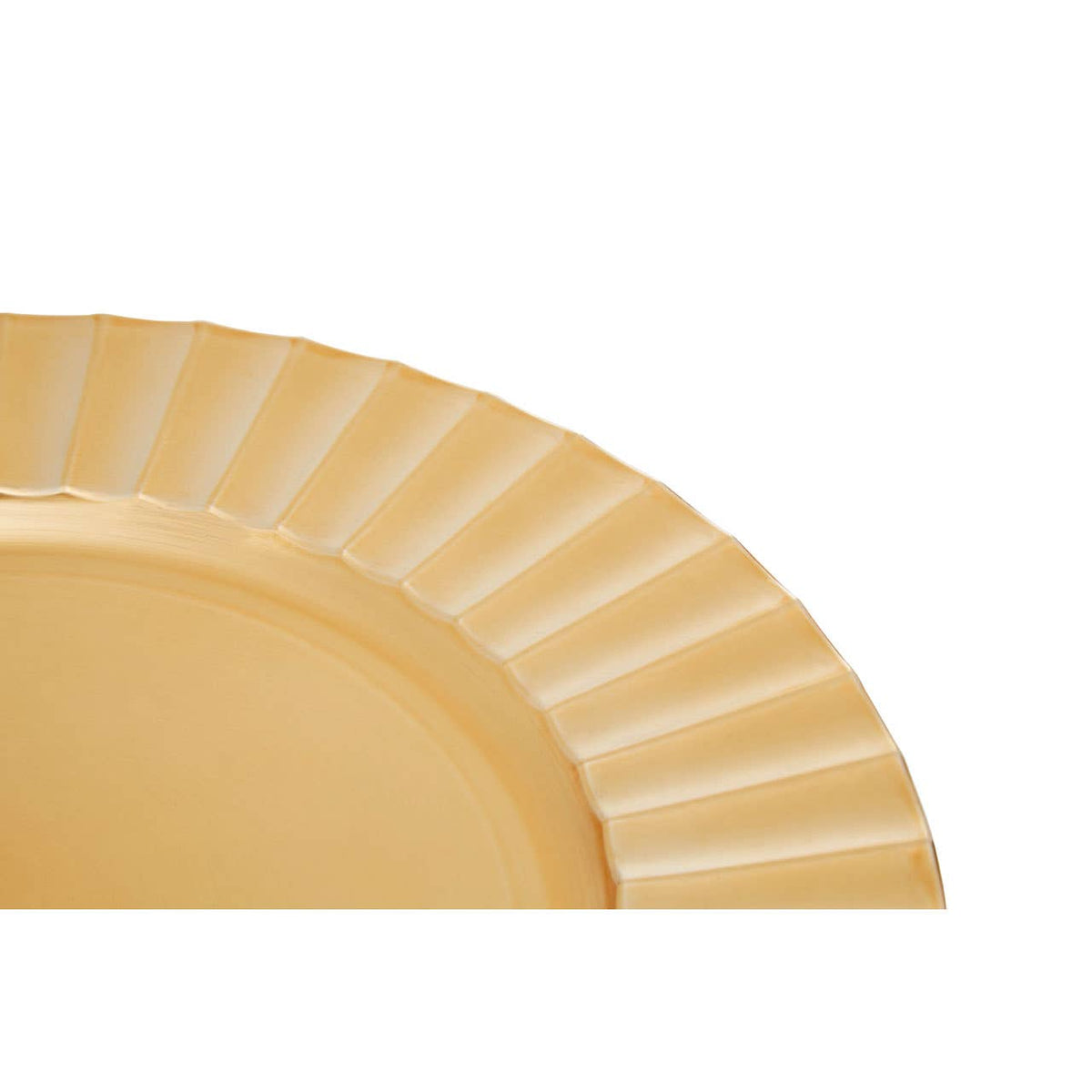 Dia Gold Finish Wave Charger Plate