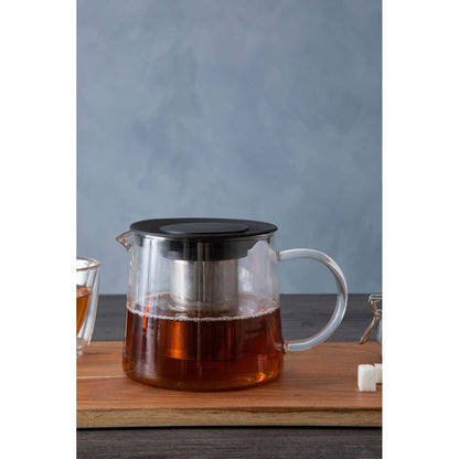 Fuso 1000ml Borosilicate Glass Teapot