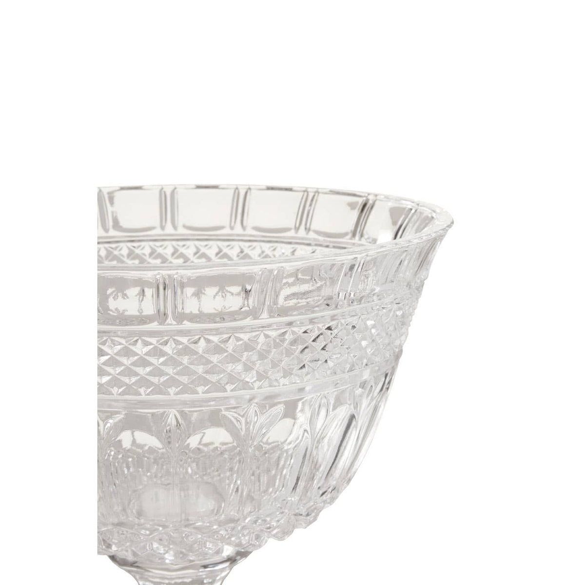 Savita Footed Glass Fruit Bowl