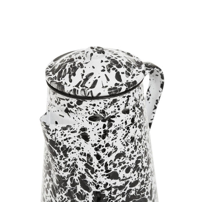 Hygge Black And White Patterned Teapot