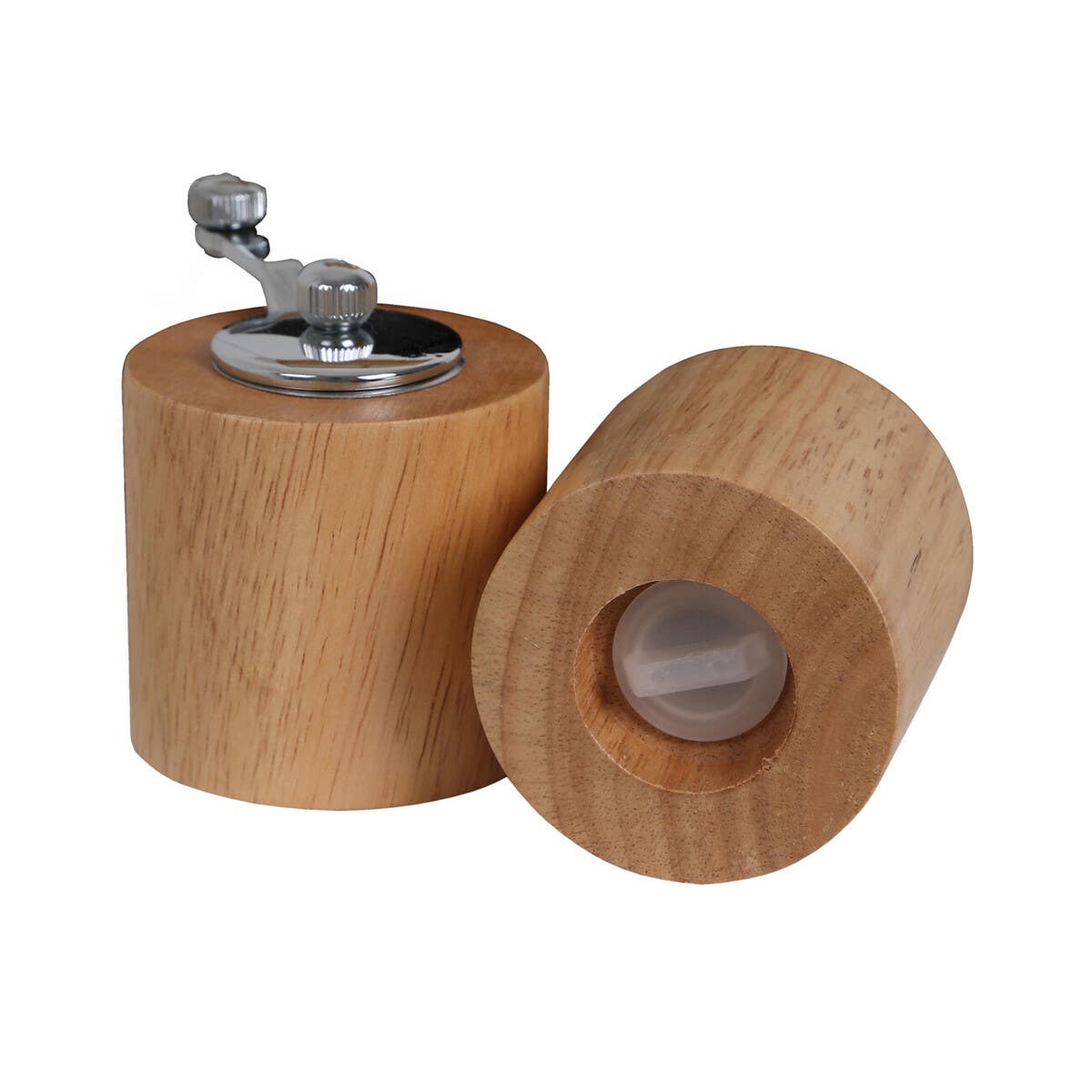 Natural Origins Barrel Shaped Salt Shaker And Pepper Mill