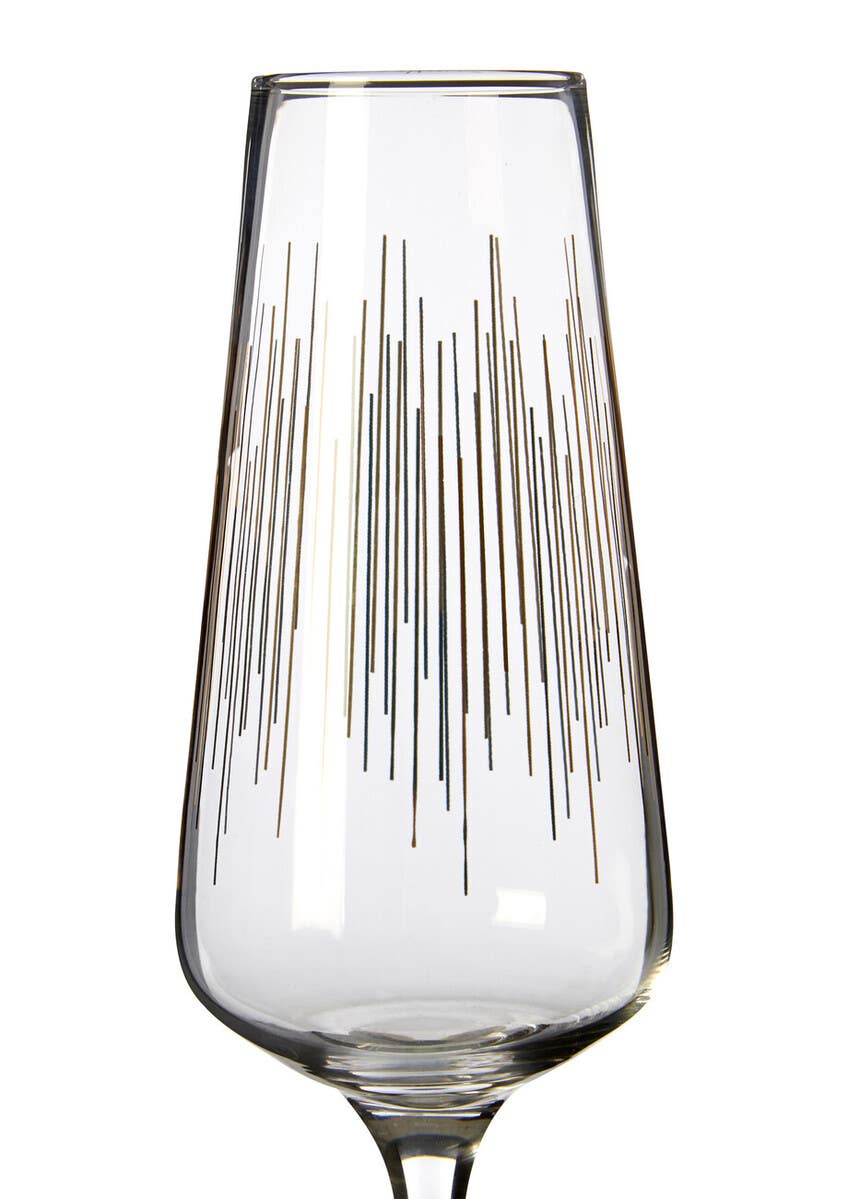 Jazz Champagne Glasses Set of 4