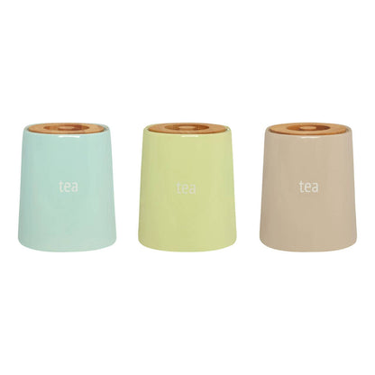 Fletcher Green Ceramic Tea Canister