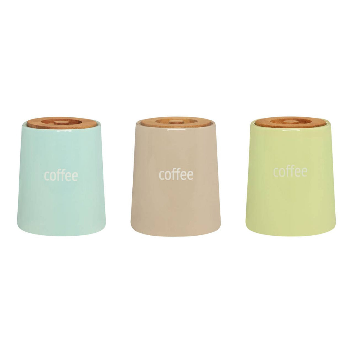 Fletcher Green Ceramic Coffee Canister