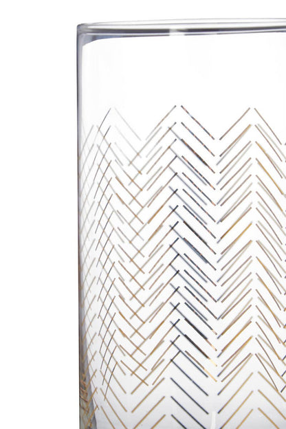Set Of Four Jazz Highball Glasses