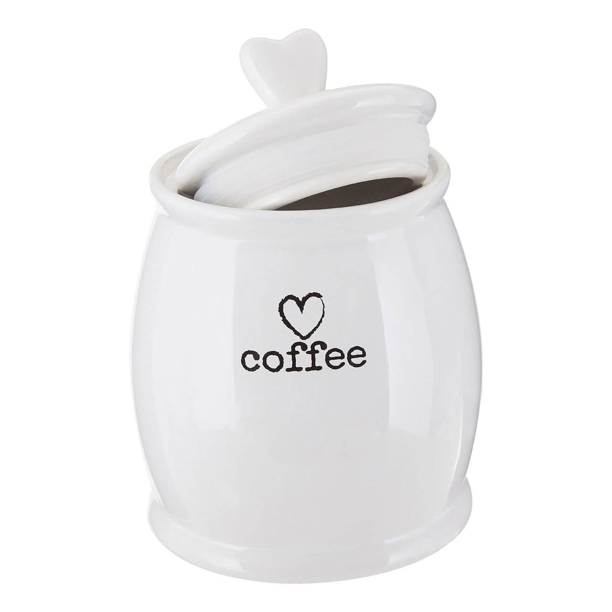 Charm White Dolomite Coffee Canister