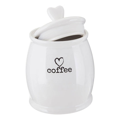 Charm White Dolomite Coffee Canister