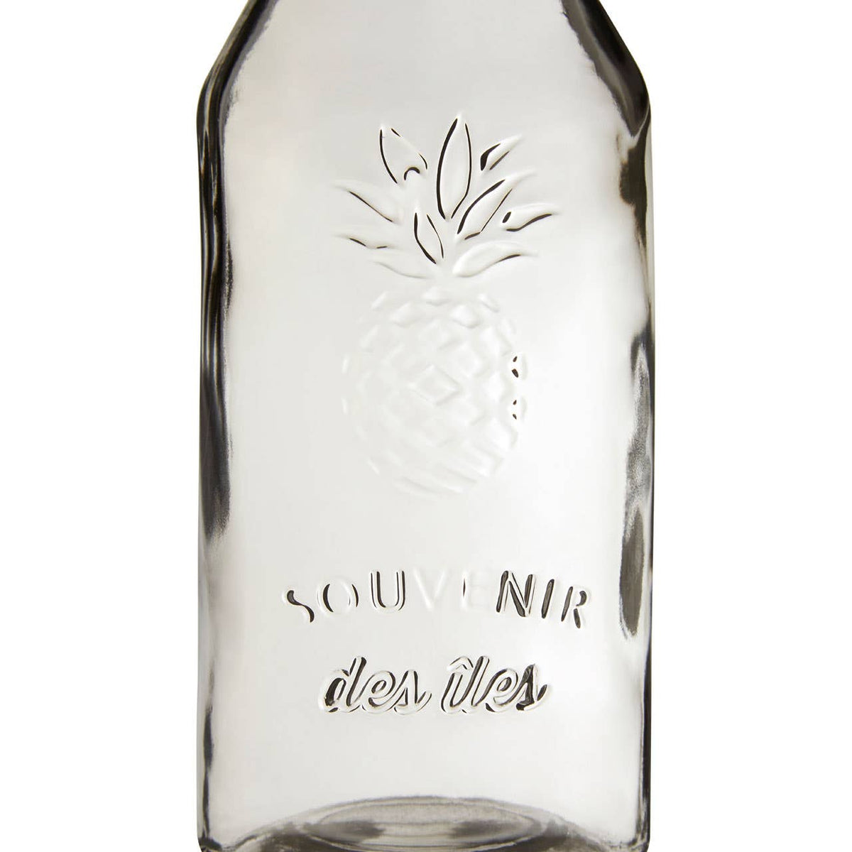 Dayla Clear Glass Embossed Pineapple Design 1000ml Carafe