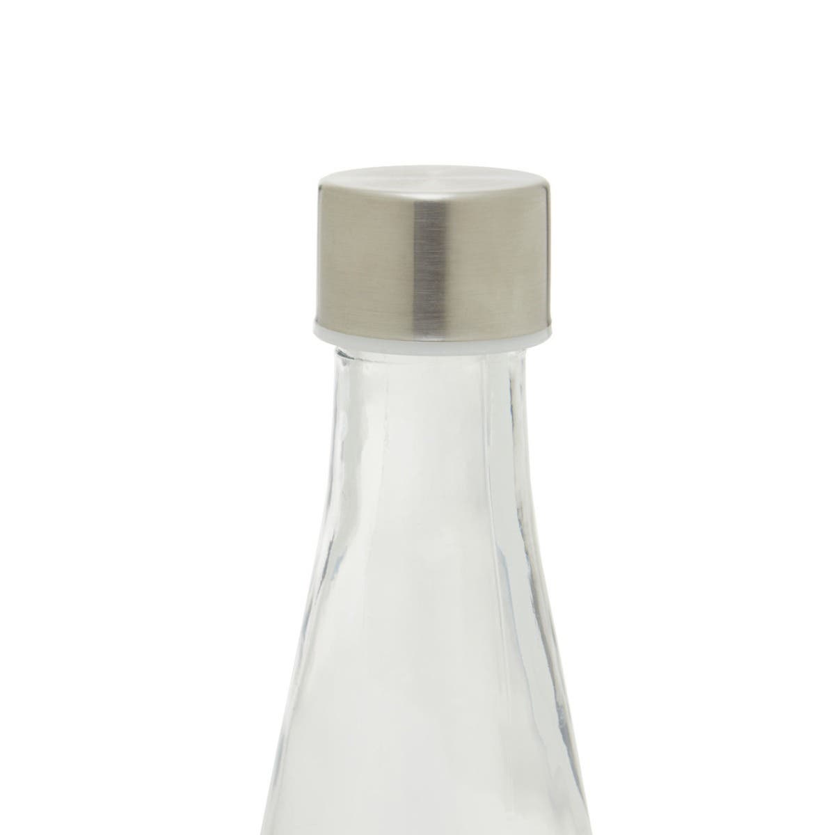 Dayla Clear Glass 1000ml Bottle With Metal Lid