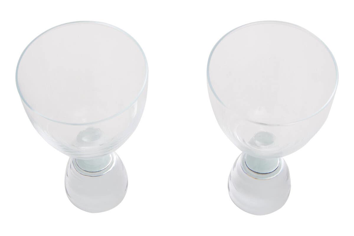 Mila Set Of 2 Clear Cocktail Glasses