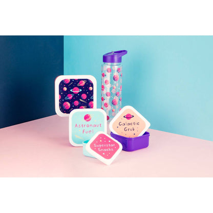 Mimo Kids Purple Space Water Bottle