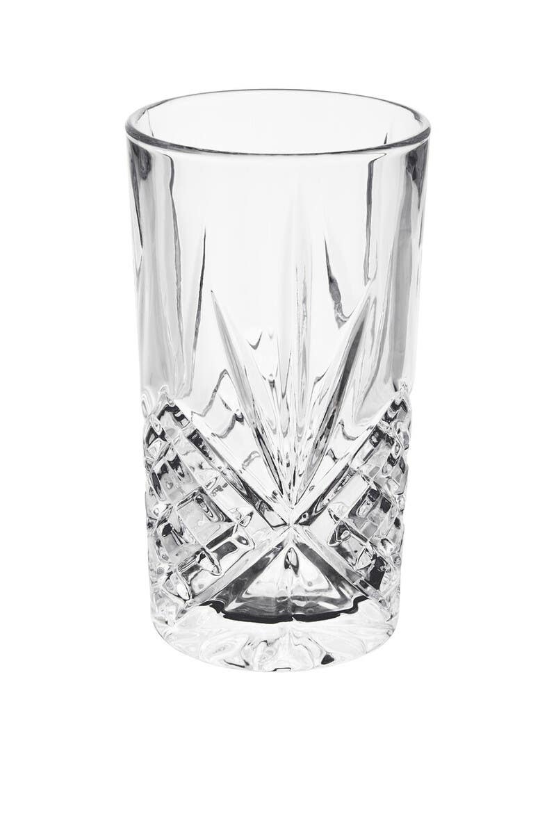 Beaufort Set of 4 Crystal High Ball Glasses