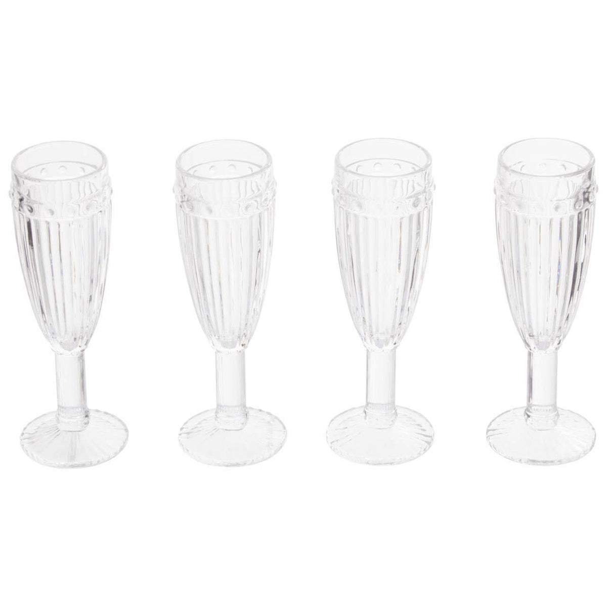 Auclair Set Of Four Champagne Glasses