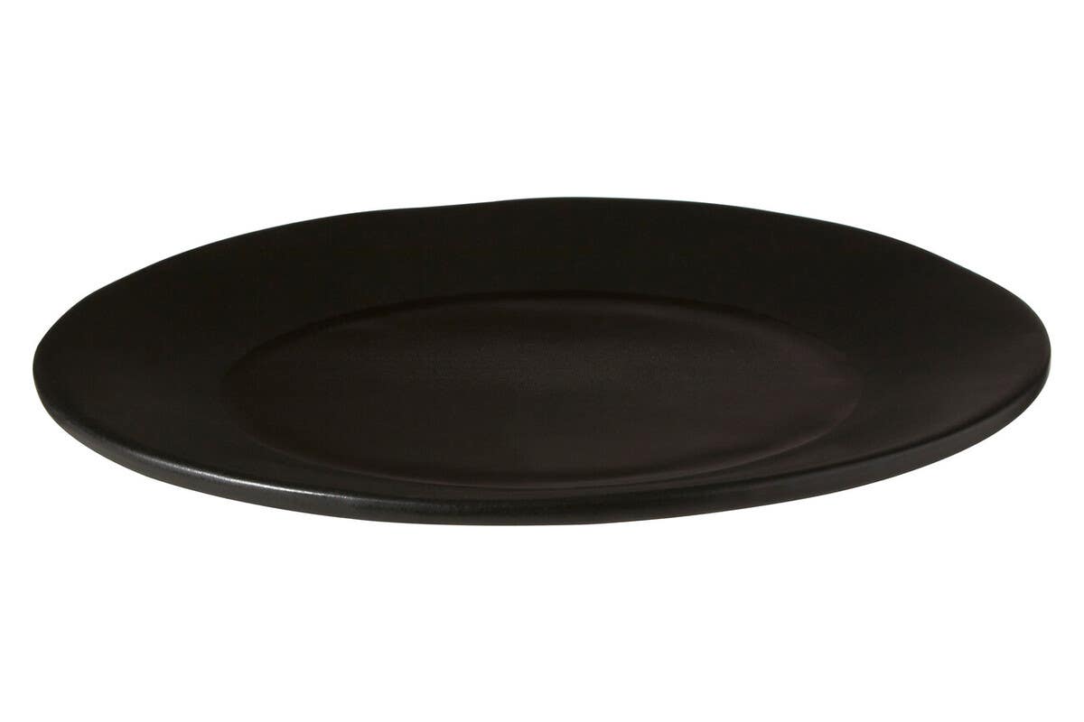 Hygge Black Stoneware Dinner Plate