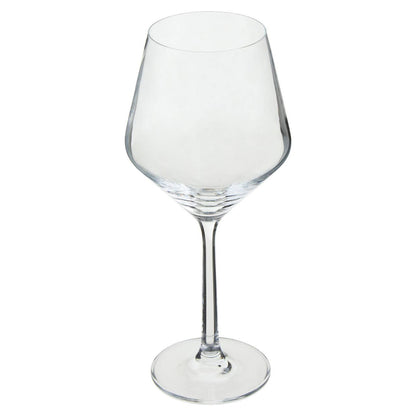 Ada Set Of 4 Crystal Burgundy Glasses