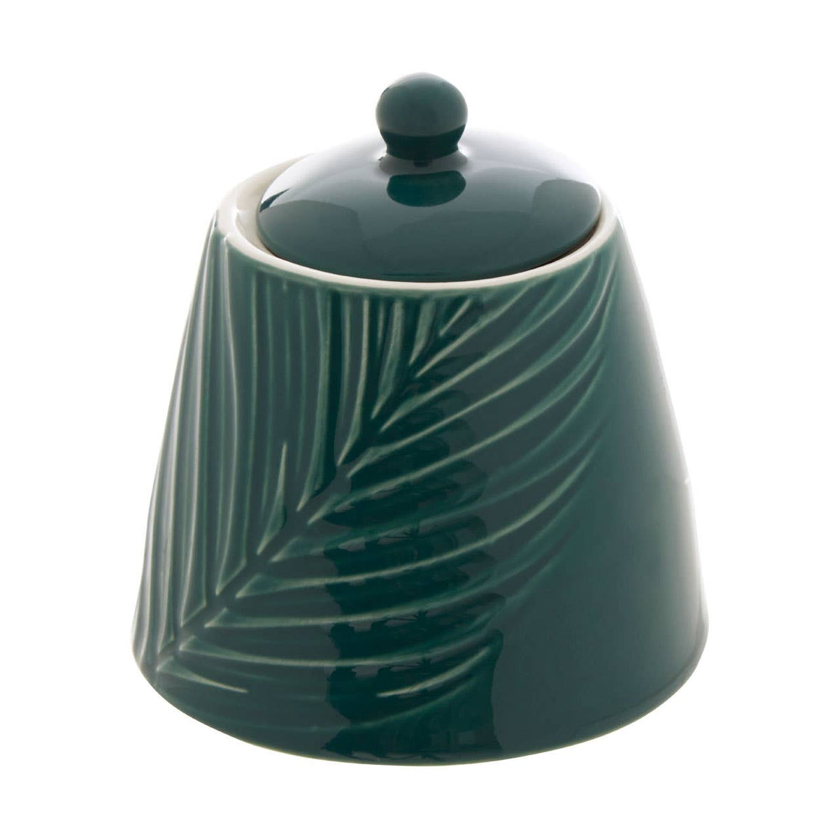 Bali Dark Green Sugar Pot