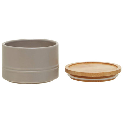 Fenwick Grey Small Stoneware Canister