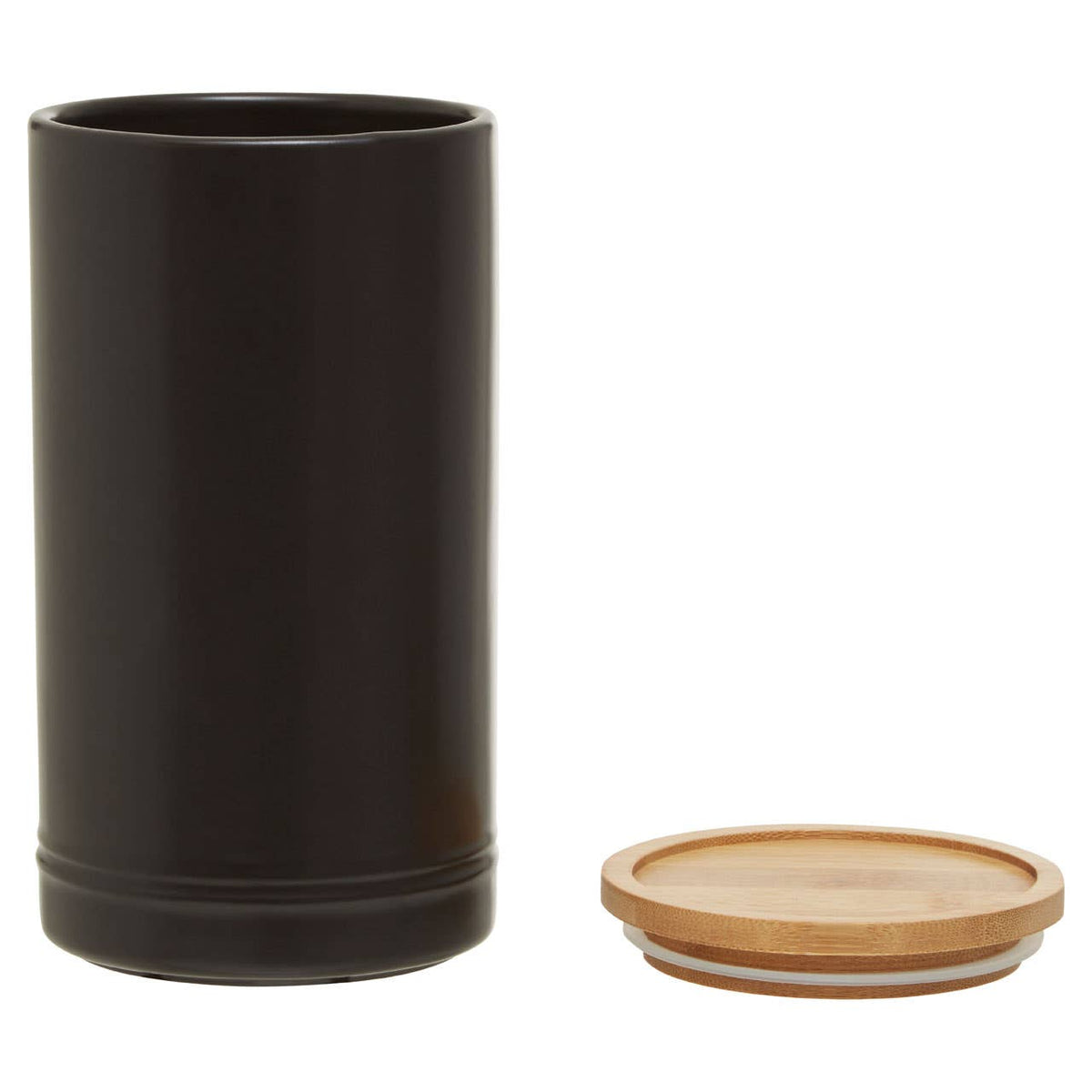 Fenwick Black Large Stoneware Canister