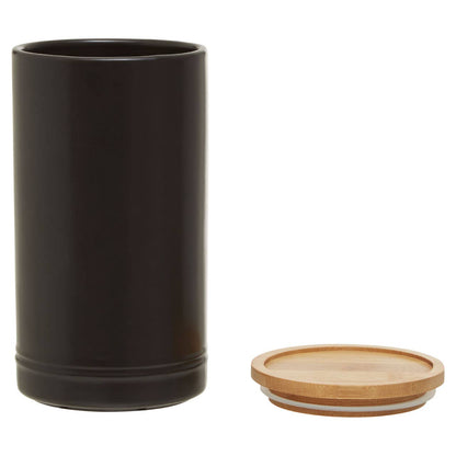 Fenwick Black Large Stoneware Canister