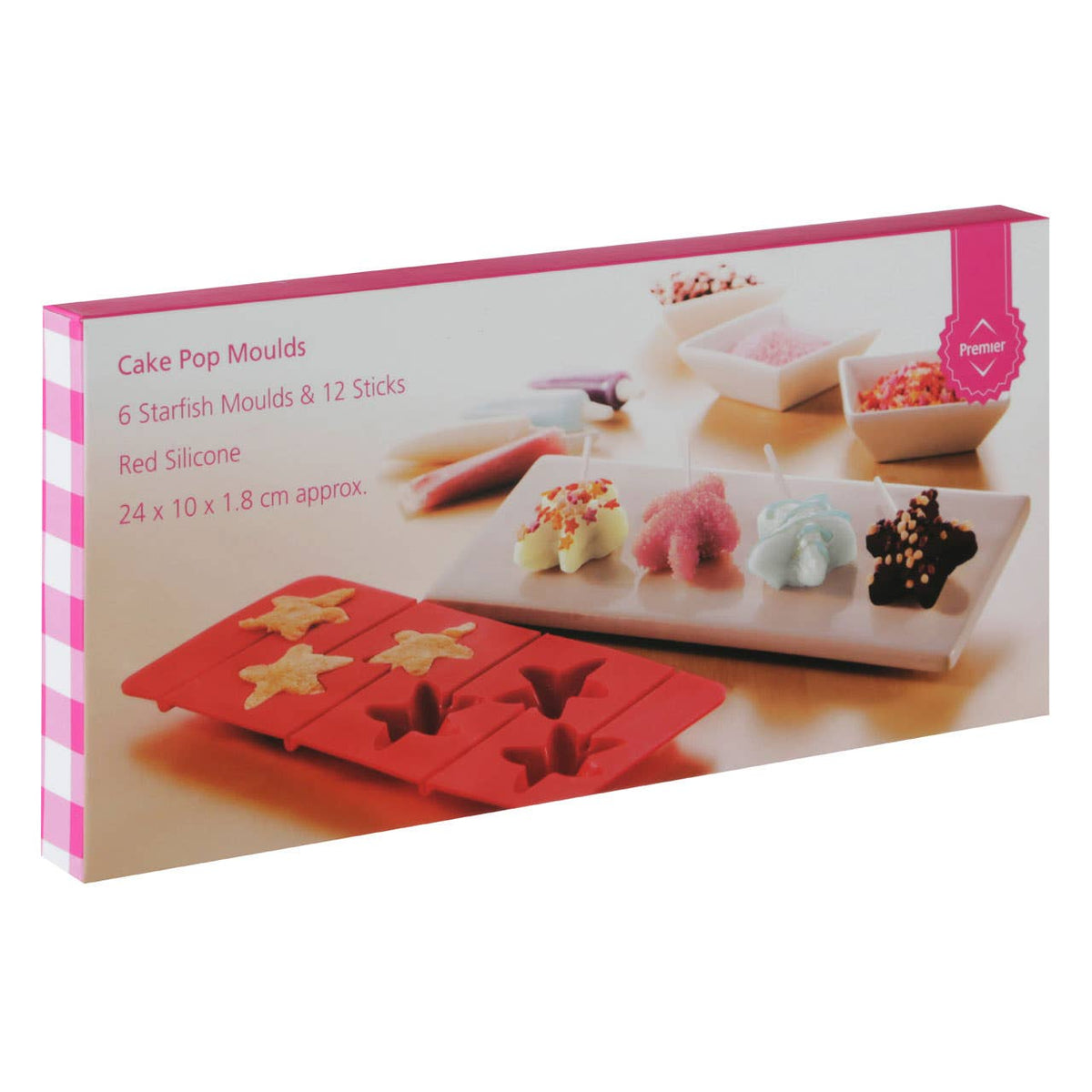 Hallie 6 Starfish Cake Pop Mould